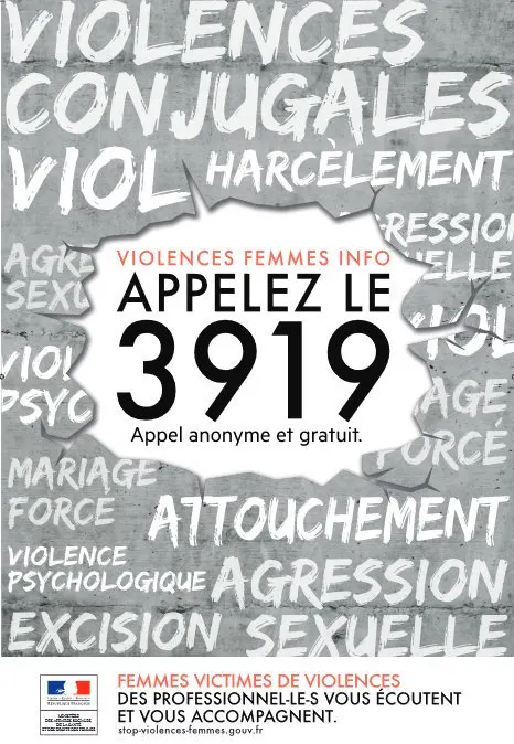 Arrêtez les violences - 3919