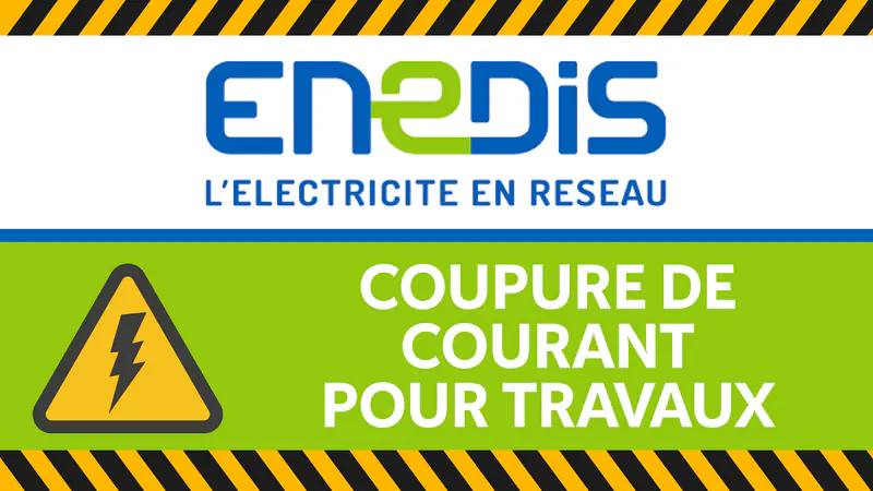 Challes les Eaux: Coupure d'électricité ENEDIS - Rue Jean Moulin