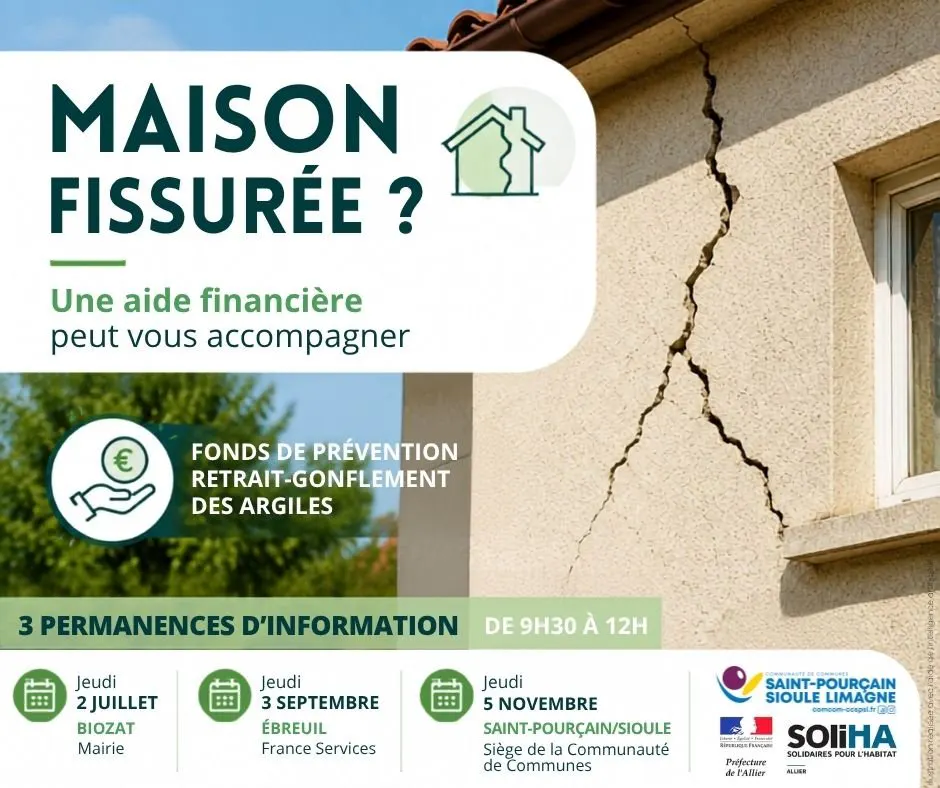 🏠 HABITAT | Fonds de prévention argile : des permanences près de chez vous