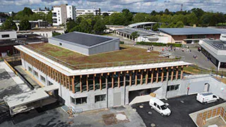 Cuisine centrale : travaux de finition