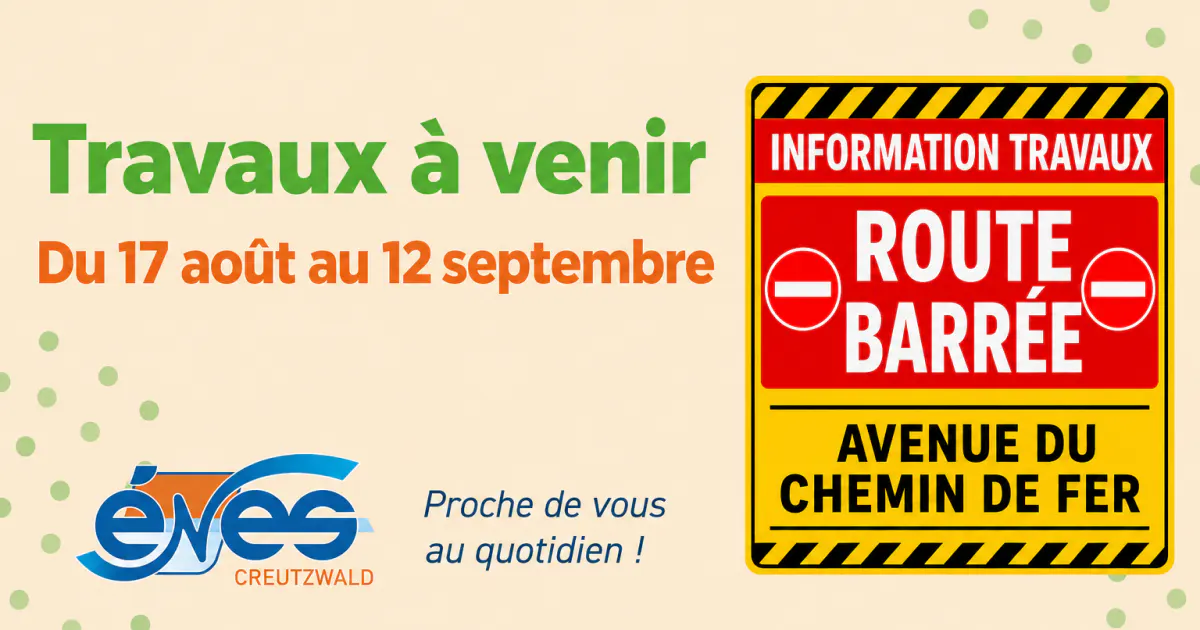 Info travaux - rd73 et avenue du chemin de fer - Actualités - Tourisme &