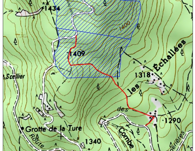 Exploitation forestière Autrans - La Ture