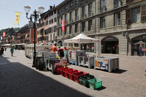 Les déchetteries mobiles à Chambéry durant le mois de mai - Déchets