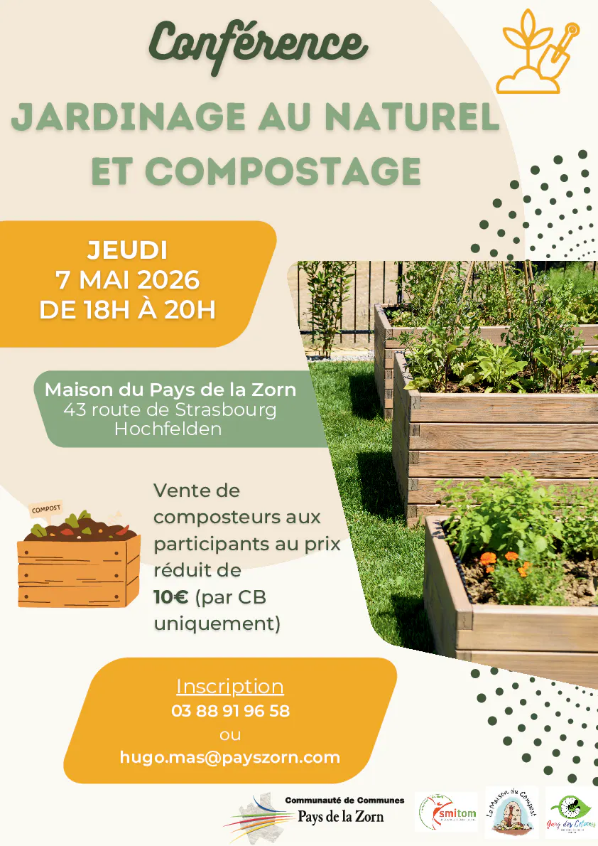 Conférence jardinage au naturel et compostage