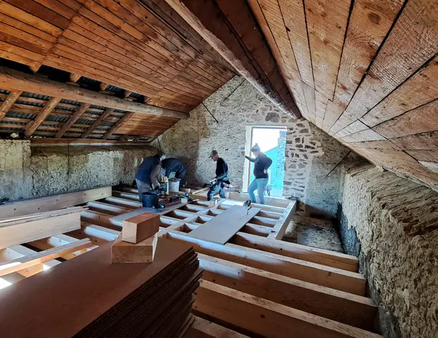 Rénovation du chalet de Sornin