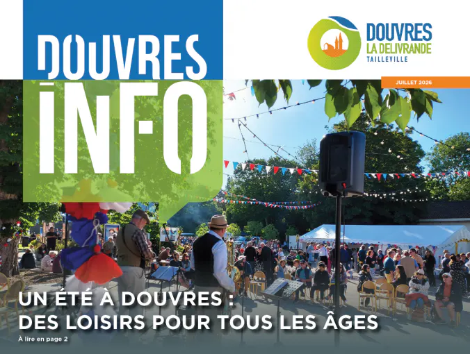 LE DOUVRES INFO DE JUILLET 2026 EST DISPONIBLE