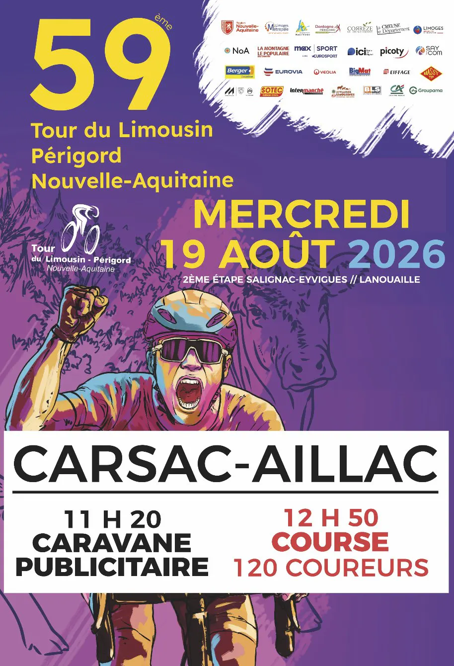 TOUR DU LIMOUSIN // ÉTAPE SALIGNAC-EYVIGUES -->LANOUAILLE