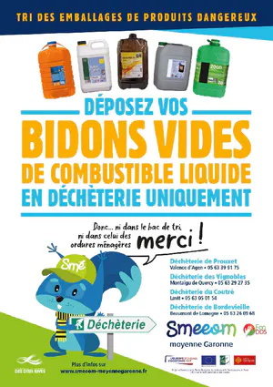 Tri des emballages dangereux !