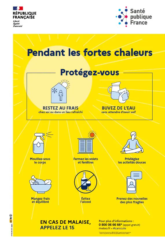 Santé publique - Fortes chaleurs