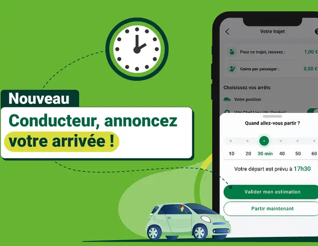 M covoit' Lignes+ : Nouvelle fonctionnalité pour les conducteurs !
