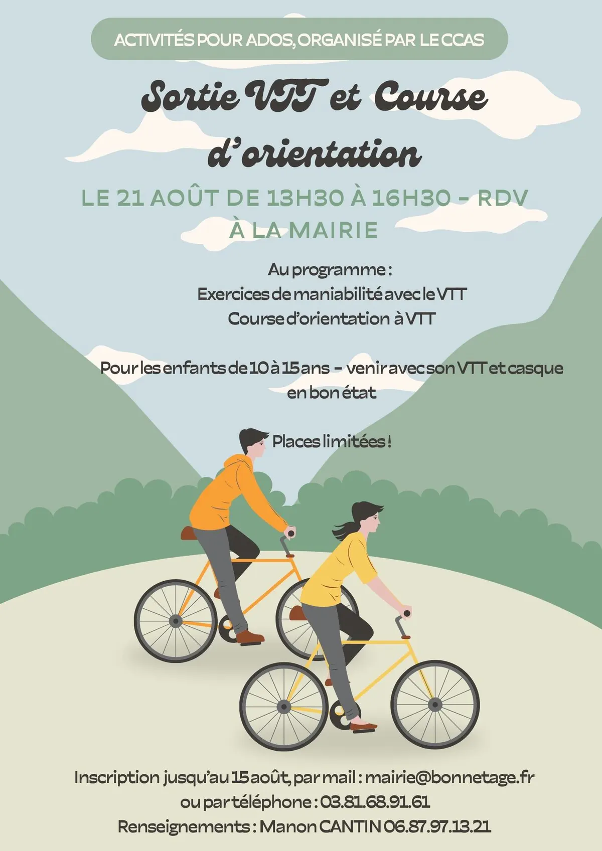 🚵 Les ados, à vos VTT ! 🧭