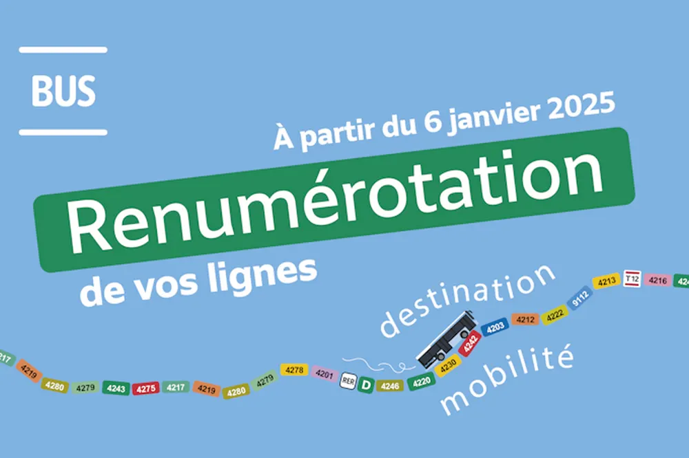 Connaitre les nouveaux numéros de vos lignes de bus