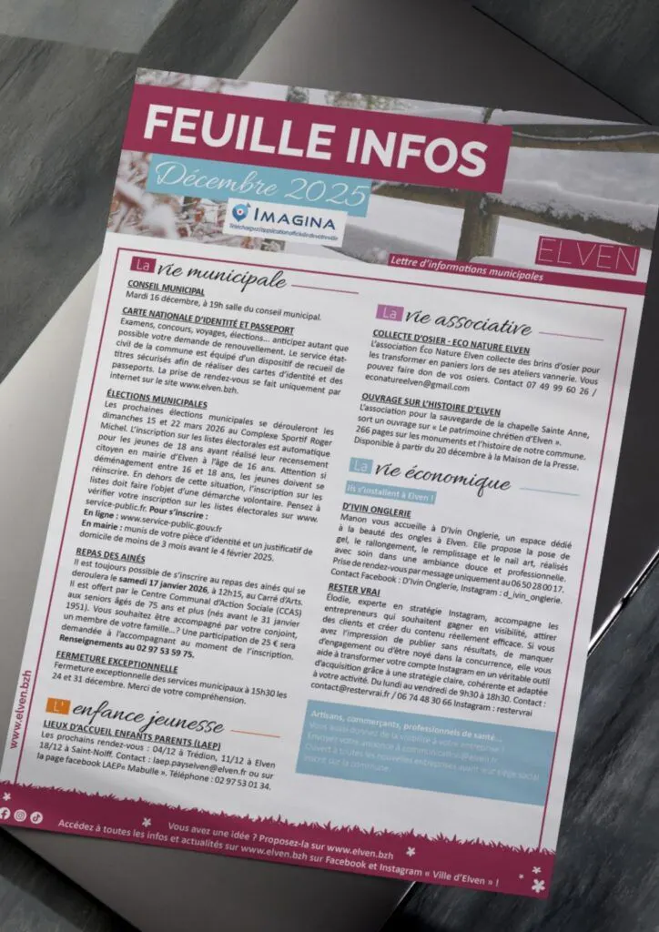 Feuille infos du mois d&#8217;Août