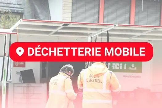 Challes les Eaux: Stationnement parking Beauséjour déchetterie mobile