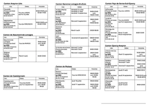 Permanences des Finances Publiques -Dépliant du 3ème trimestre 2026