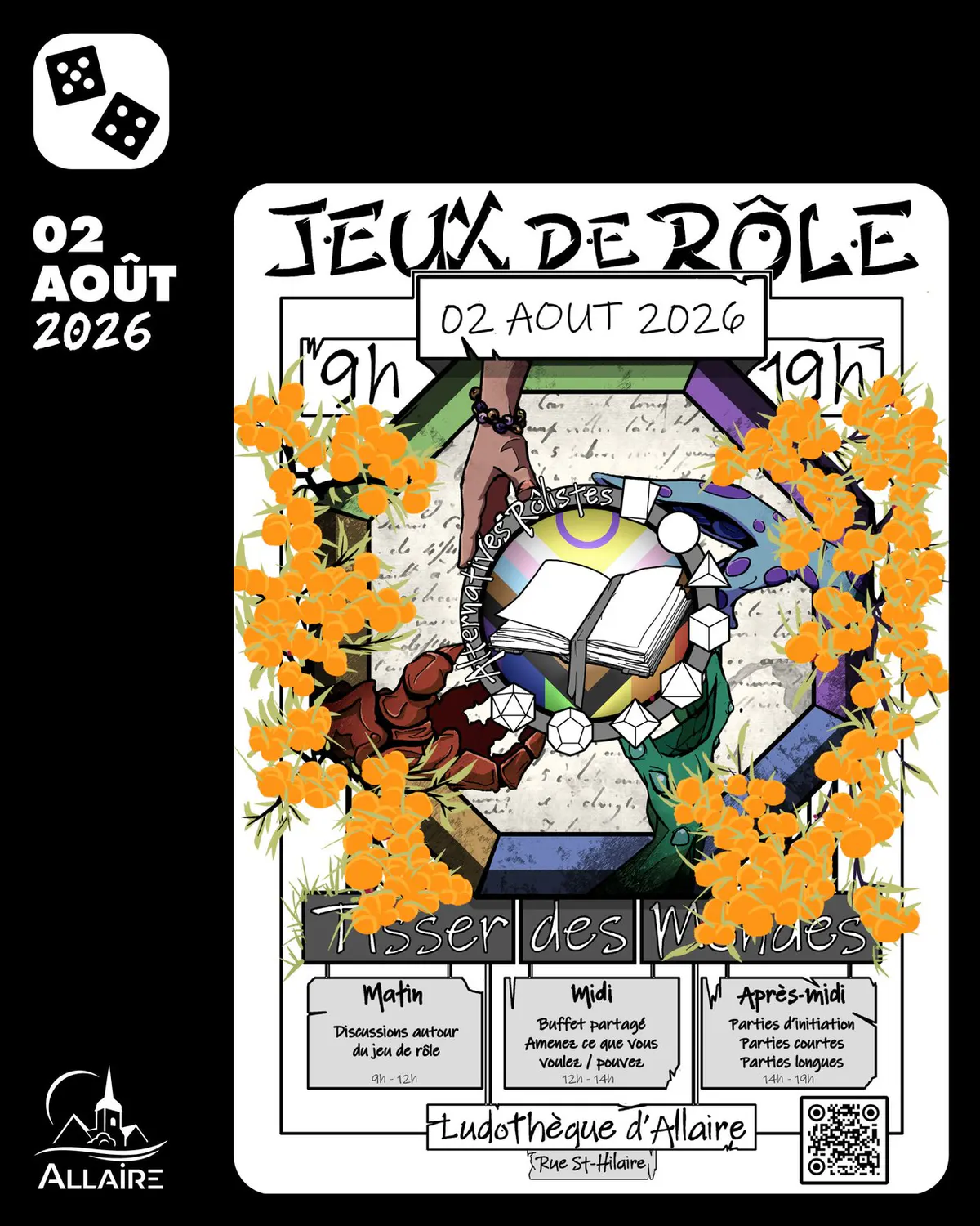 Jeux de rôles dimanche prochain à la Ludothèque