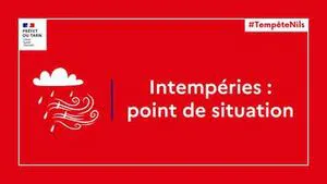 Déclaration des dégâts suite à tempête Nils