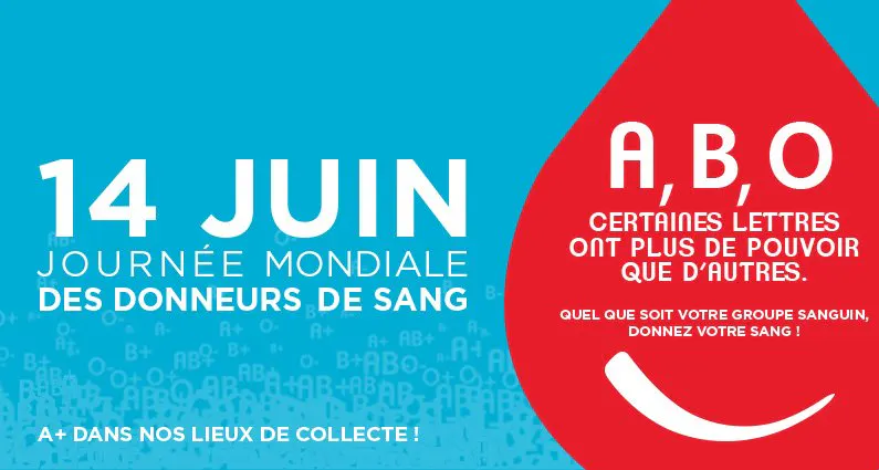 La mairie s’illumine en rouge pour la Journée mondiale des donneurs de sang