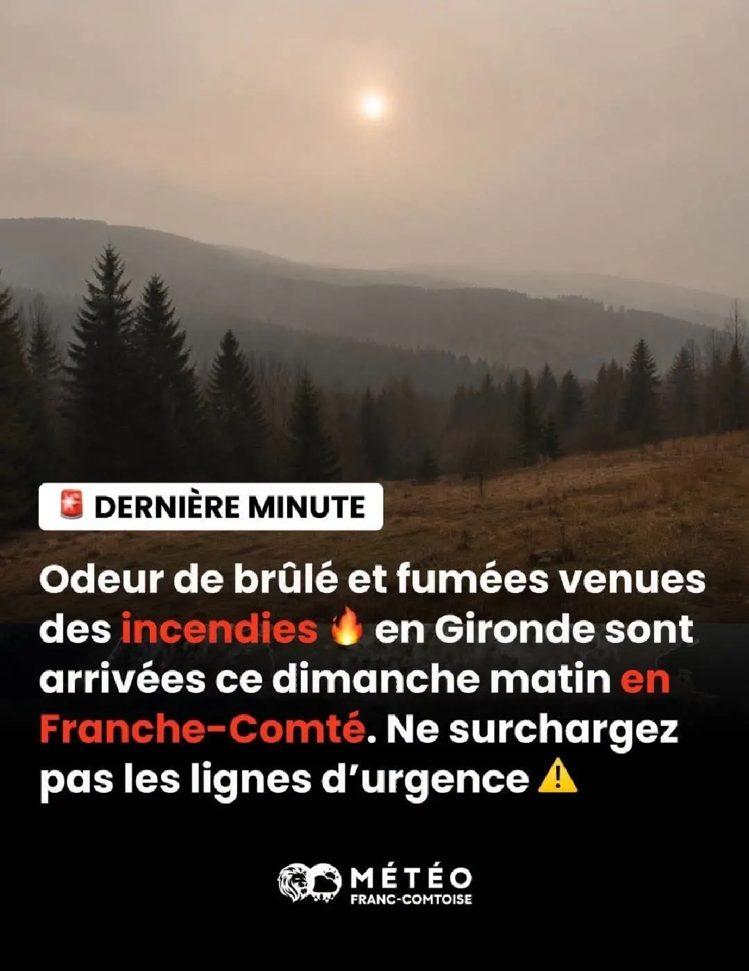 ⚠️ Information à la population