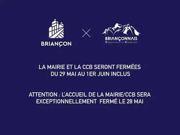Fermeture Mairie/CCB