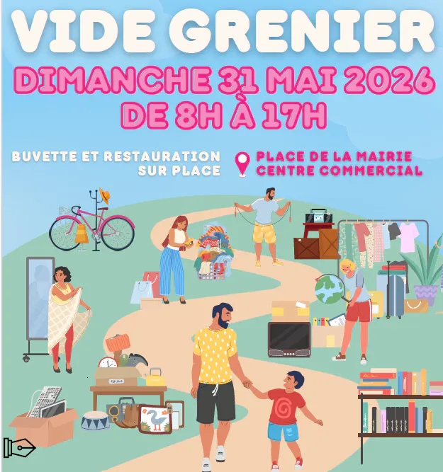 Cognin: Inscriptions pour le Vide-Grenier du 31 mai 2026 !