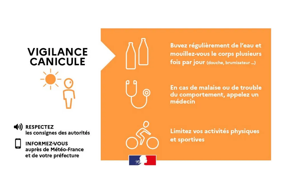 Prévention face aux chaleurs de l’été / Numéro vert Canicule info service au 0800 06 66 66