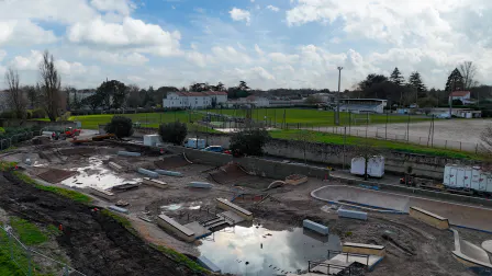 Les travaux du skatepark de Fongravey continuent !