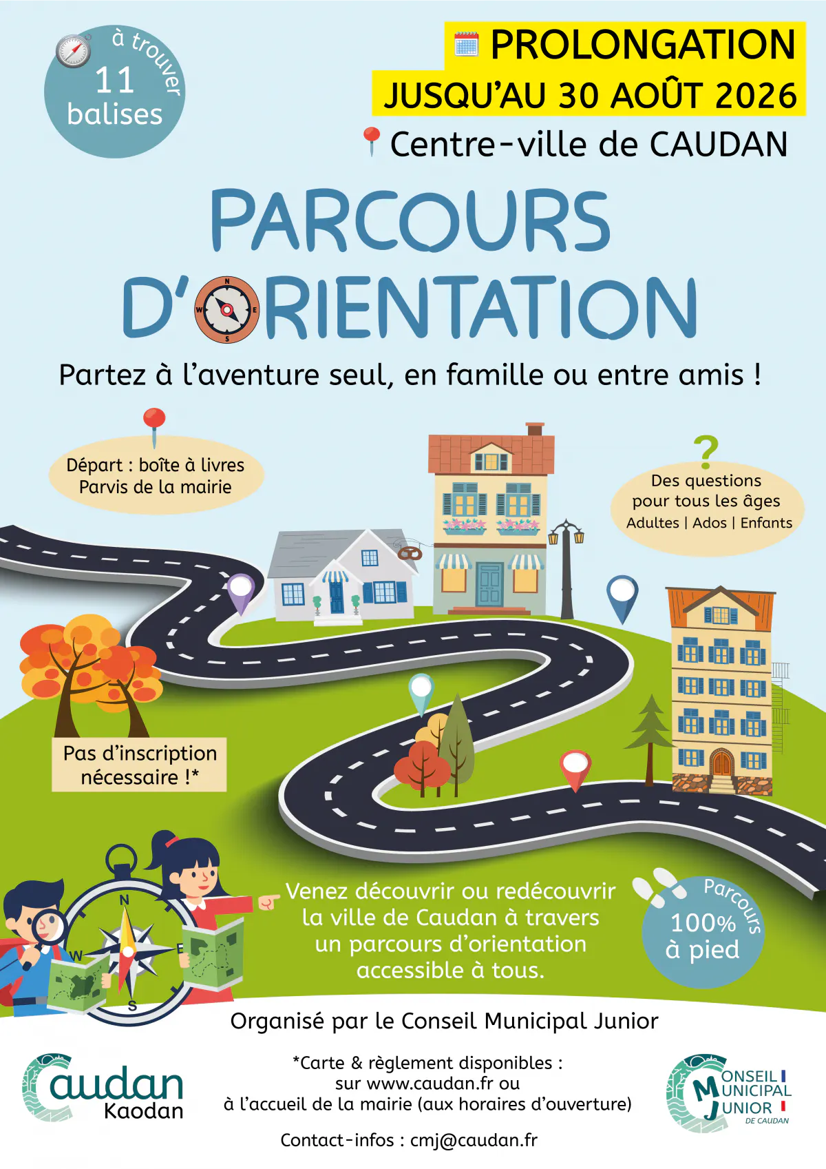 Un parcours d&#8217;orientation ludique pour tous les âges
