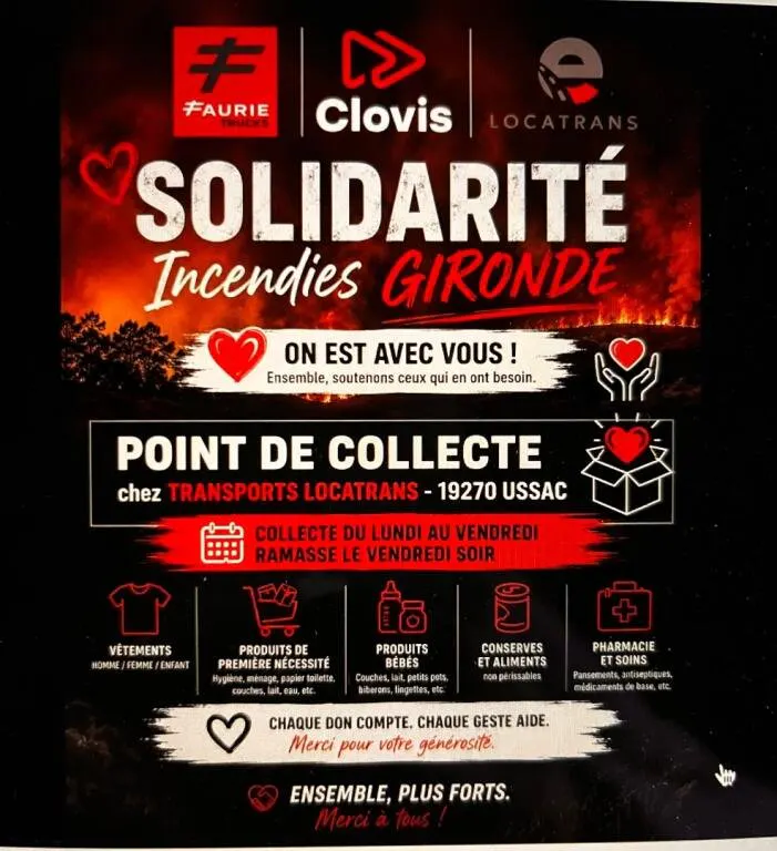 SOLIDARITE INCENDIES GIRONDE