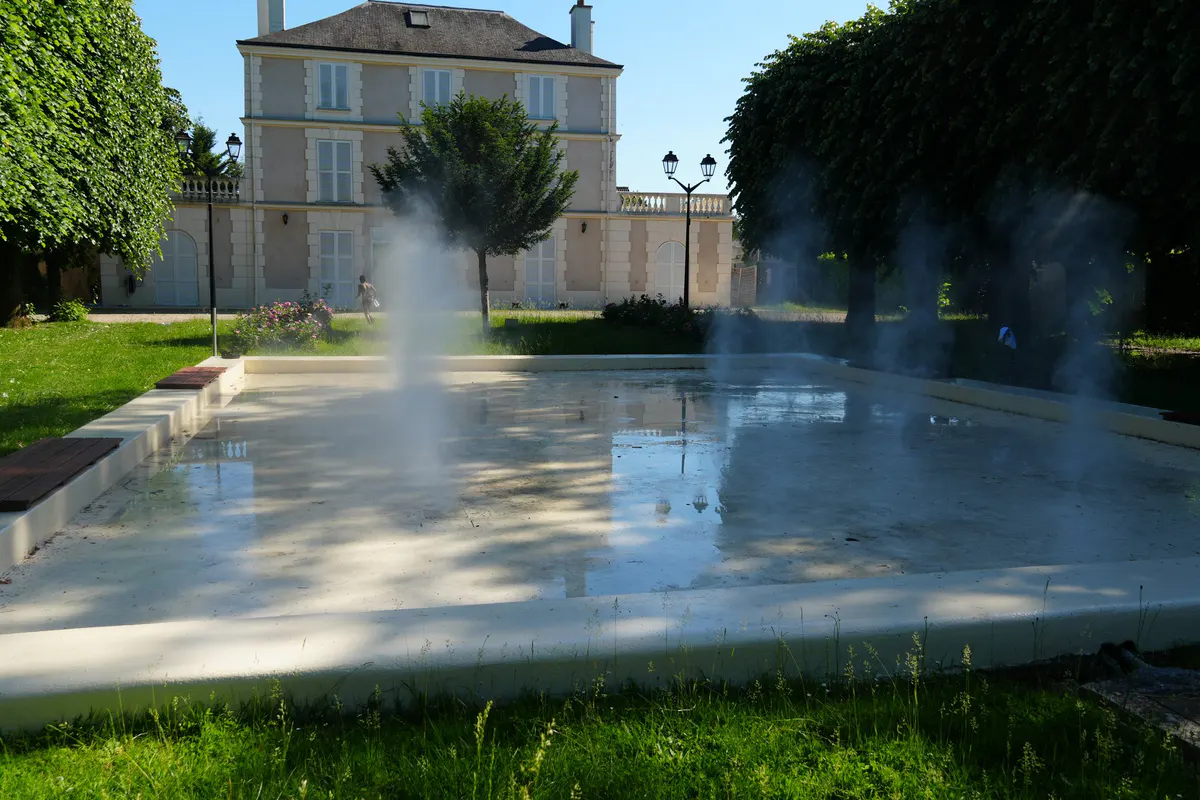 Des brumisateurs au parc Chaussy