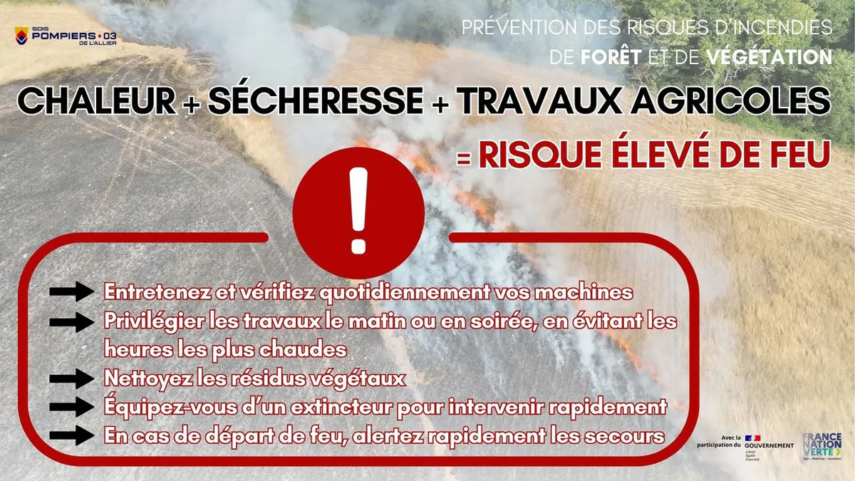 Prévention feux d'espaces naturels