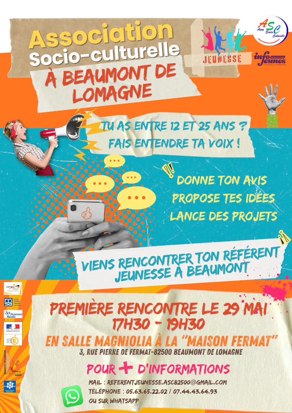 Vient rencontrer ton référent jeuneusse....