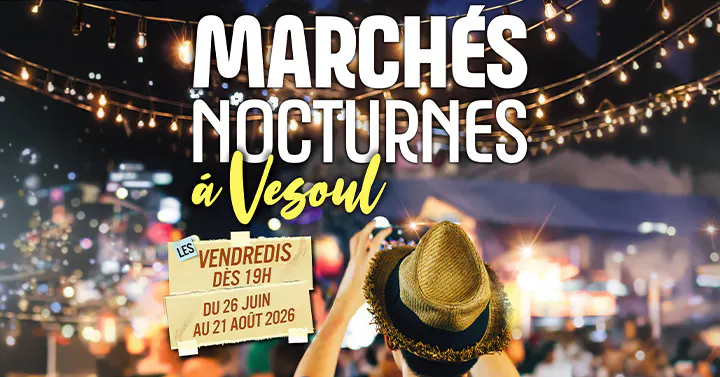Marchés nocturnes 2026 : musique et convivialité au cœur de Vesoul