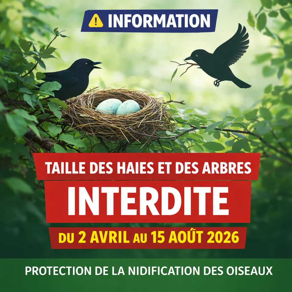 🌿 Information : Taille des haies et des arbres
