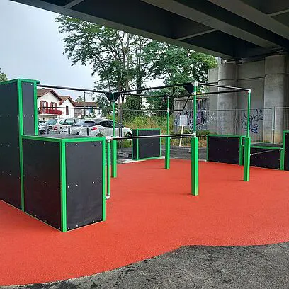 Un Parkour park à la Floride