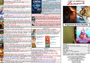 Programme cinéma Le Sénéchal LECTOURE du 8 au 28 juillet 2026