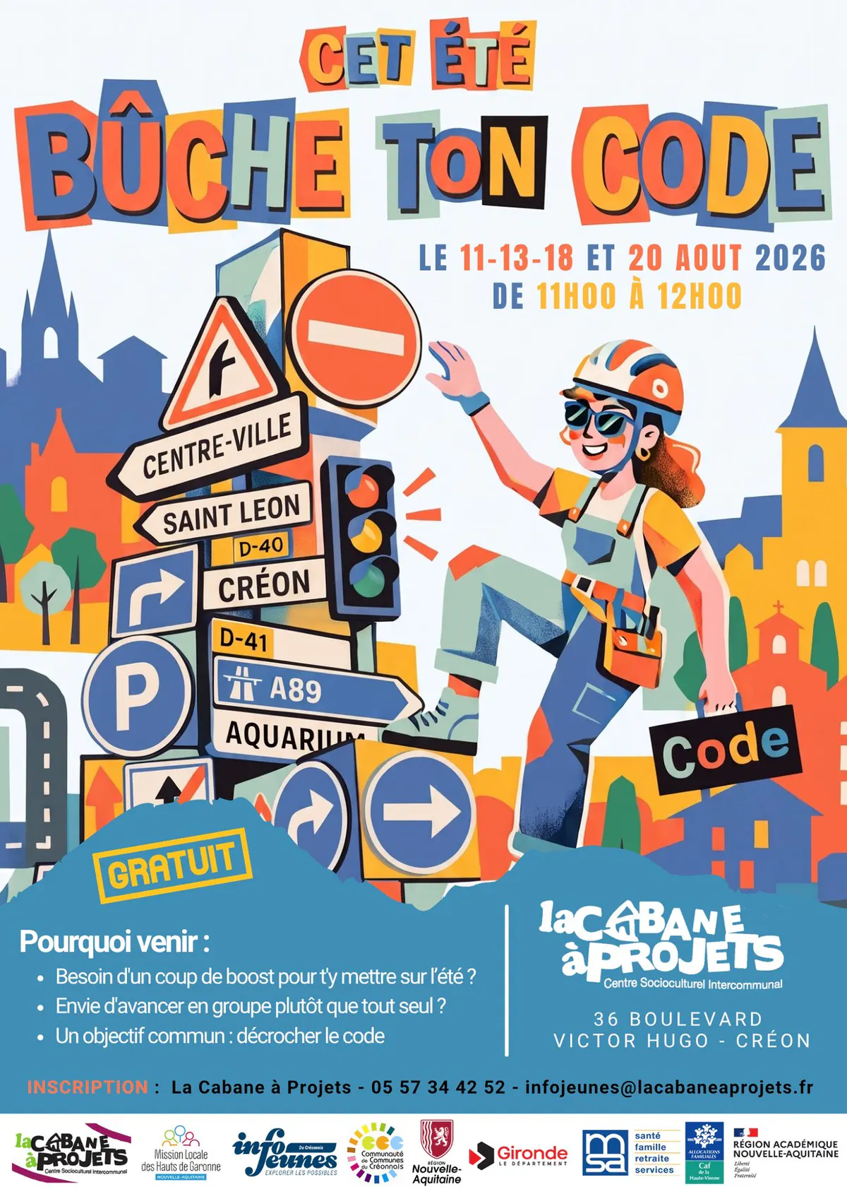 « Bûche ton code » : Un coup de boost estival pour décrocher le code de la route !
